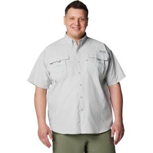 Columbia Men’s PFG Bahama II Short Sleeve Fishing Shirt(Cool Grey)