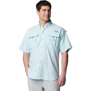Columbia Men’s PFG Bahama II Short Sleeve Fishing Shirt(Icy Morn)
