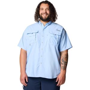 Columbia Men’s PFG Bahama II Short Sleeve Fishing Shirt(Sail)