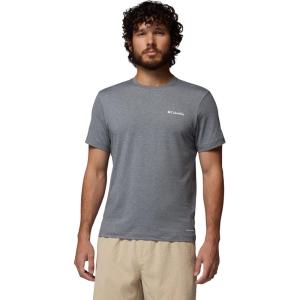 Columbia Men’s Parsons Point Short Sleeve Logo Tee(City Grey/Heather)
