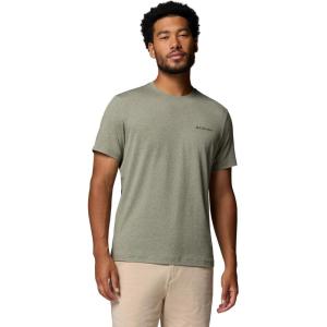 Columbia Men’s Parsons Point Short Sleeve Logo Tee(Stone Green/Heather)