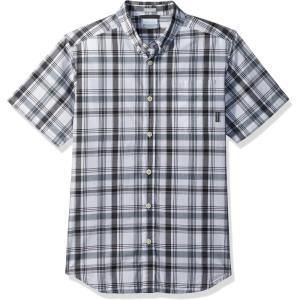 Columbia Men’s Rapid Rivers II Short Sleeve Shirt(Shark Plaid)
