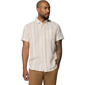 Columbia Mens Rapid Rivers Novelty Short Sleeve(Sea Salt/Isle Stripe)