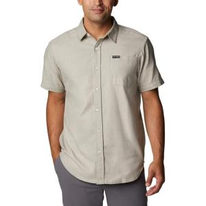 Columbia Mens Rapid Rivers Novelty Short Sleeve(Stone Green/Savory)
