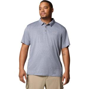 Columbia Men’s Tech Trail Utility Polo(Collegiate Navy Heather)