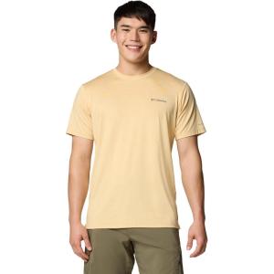 Columbia Men’s Tech Trail Utility Short Sleeve Crew(Sand Dune Heather)