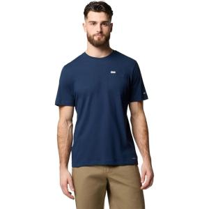 Columbia Mens Thistletown Hills Pocket Tee(Collegiate Navy Heather)