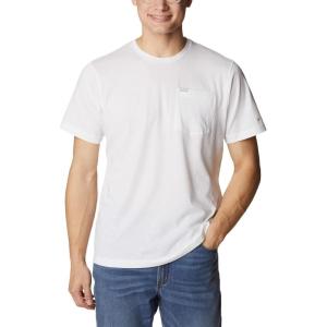 Columbia Mens Thistletown Hills Pocket Tee(White)