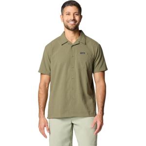 Columbia Men’s Utilizer Short Sleeve Camp Shirt(Stone Green)