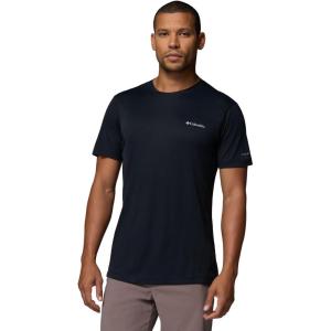 Columbia Men’s Zero Rules Light Short Sleeve Crew, Black, Large