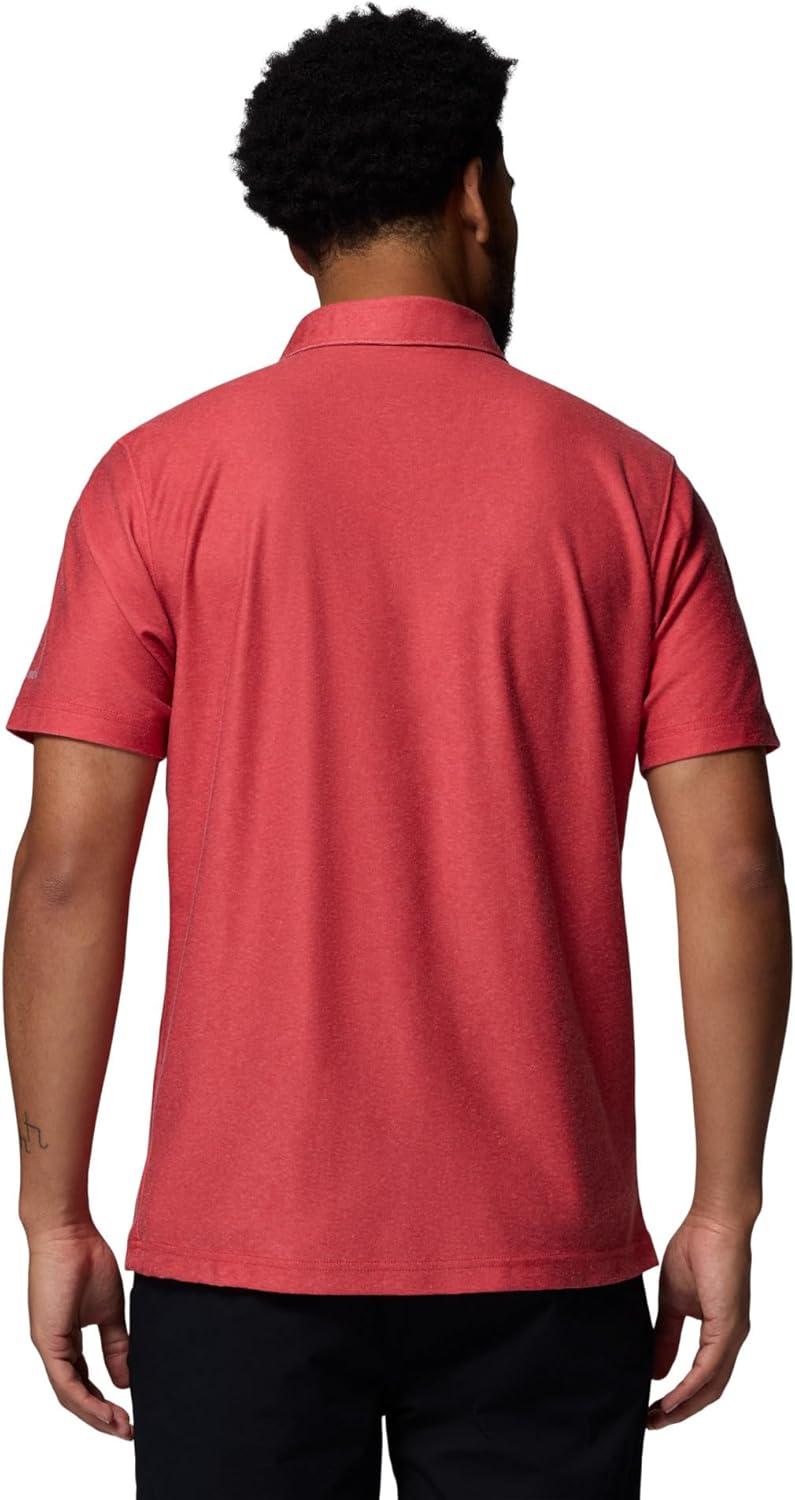 imageColumbia Mens Collegiate Thistletown Hills Printed PoloOs Intense Red
