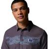 Columbia Men’s Collegiate Thistletown Hills Printed Polo(Psu – Collegaite Navy)
