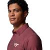 Columbia Men’s Collegiate Thistletown Hills Printed Polo(Vt – Deep Maroon)