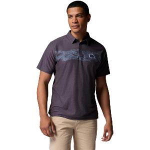 Columbia Men’s Collegiate Thistletown Hills Printed Polo(Psu – Collegaite Navy)