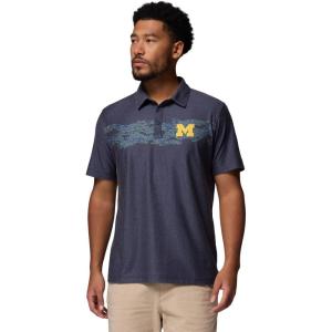 Columbia Men’s Collegiate Thistletown Hills Printed Polo(Um – Collegiate Navy)