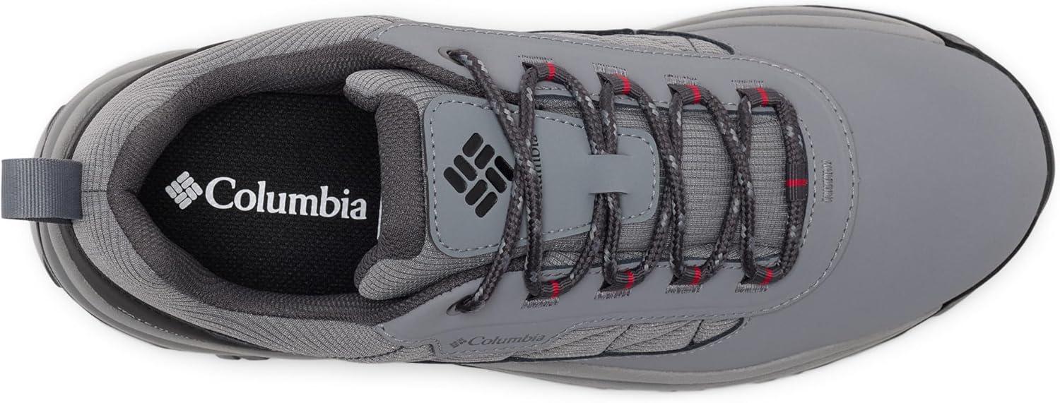 imageColumbia Mens Transverse Hike Low WaterproofTi Grey SteelMountain Red