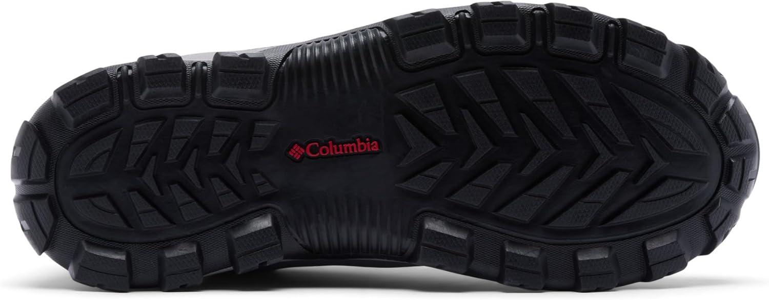 imageColumbia Mens Transverse Hike Low WaterproofTitanium Grey SteelMountain Red