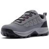 Columbia Men’s Transverse Hike Low Waterproof(Titanium Grey Steel/Mountain Red)