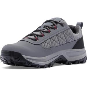 Columbia Men’s Transverse Hike Low Waterproof(Ti Grey Steel/Mountain Red)