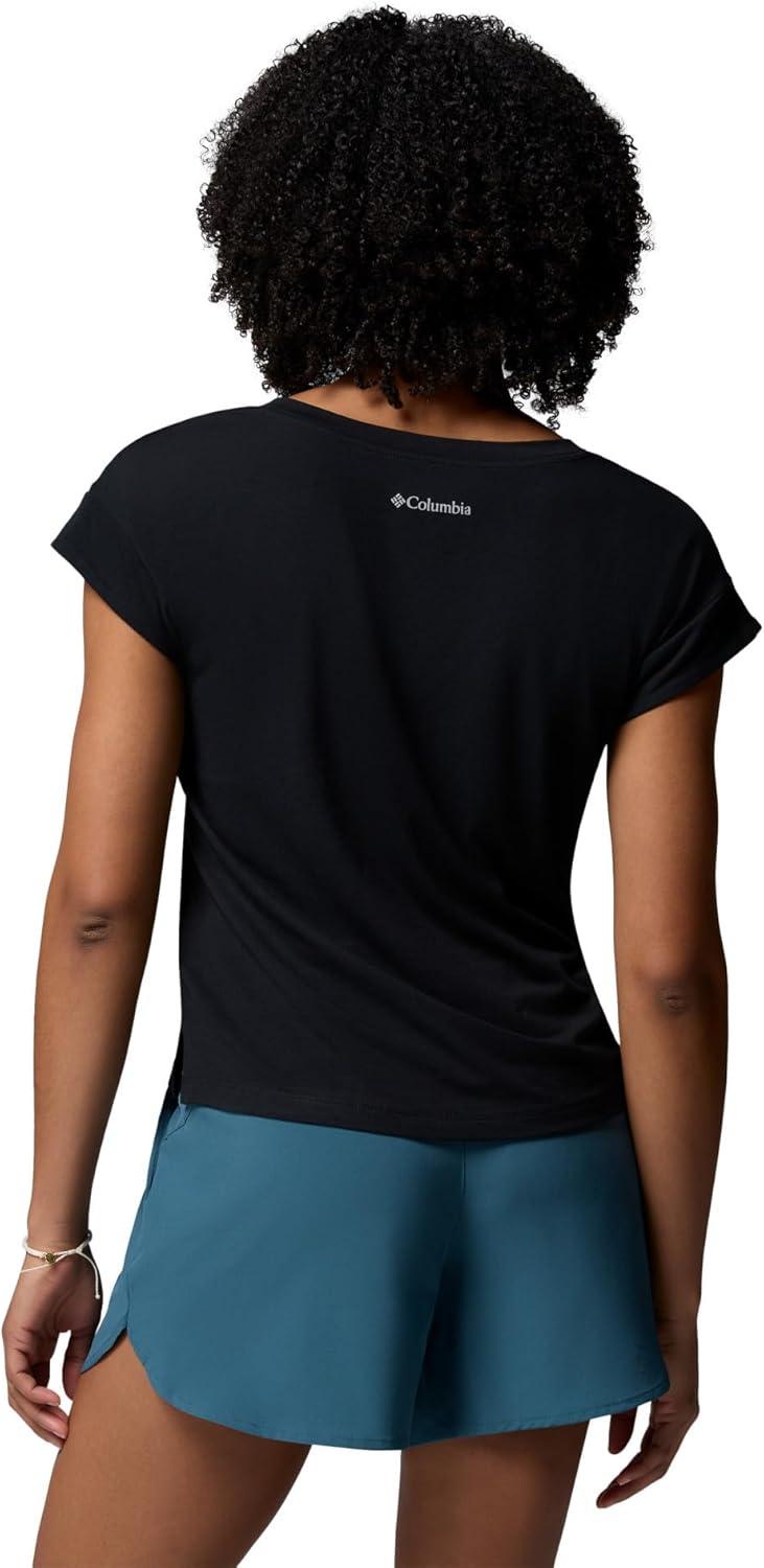 imageColumbia Womens Daniela Falls VNeck Short Sleeve TeeBlack