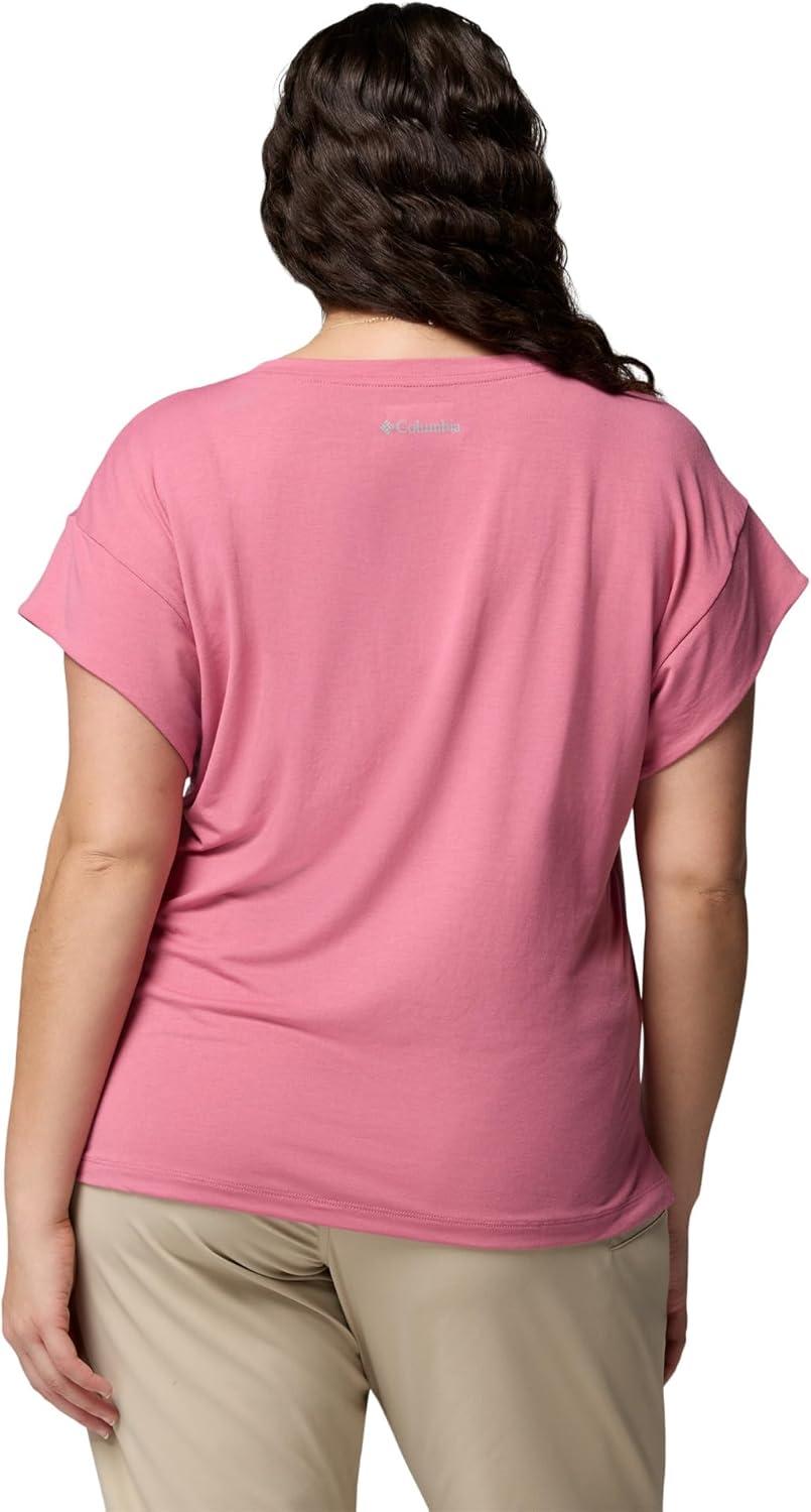 imageColumbia Womens Daniela Falls VNeck Short Sleeve TeeRosette