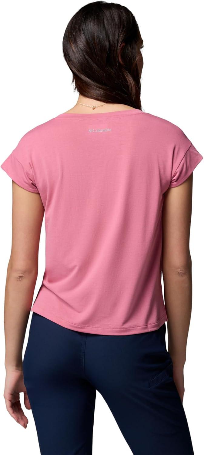 imageColumbia Womens Daniela Falls VNeck Short Sleeve TeeRosette