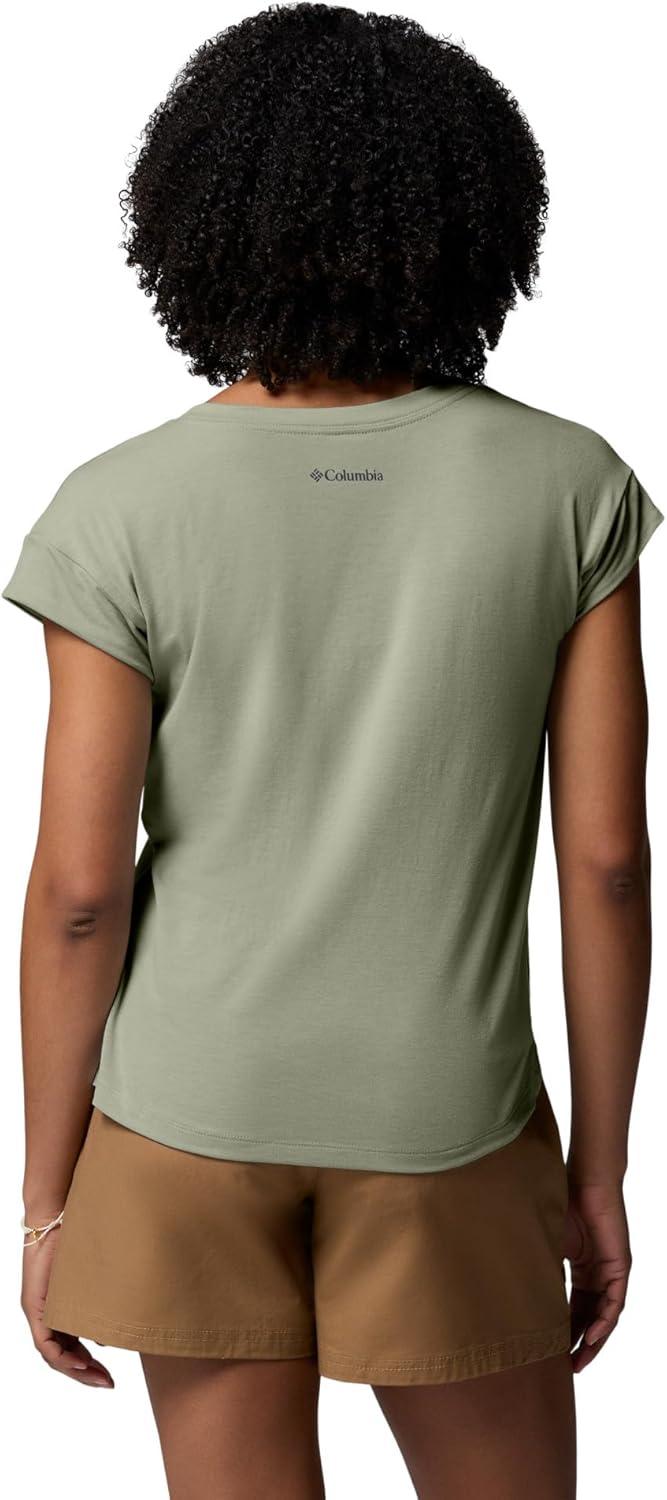 imageColumbia Womens Daniela Falls VNeck Short Sleeve TeeSafari