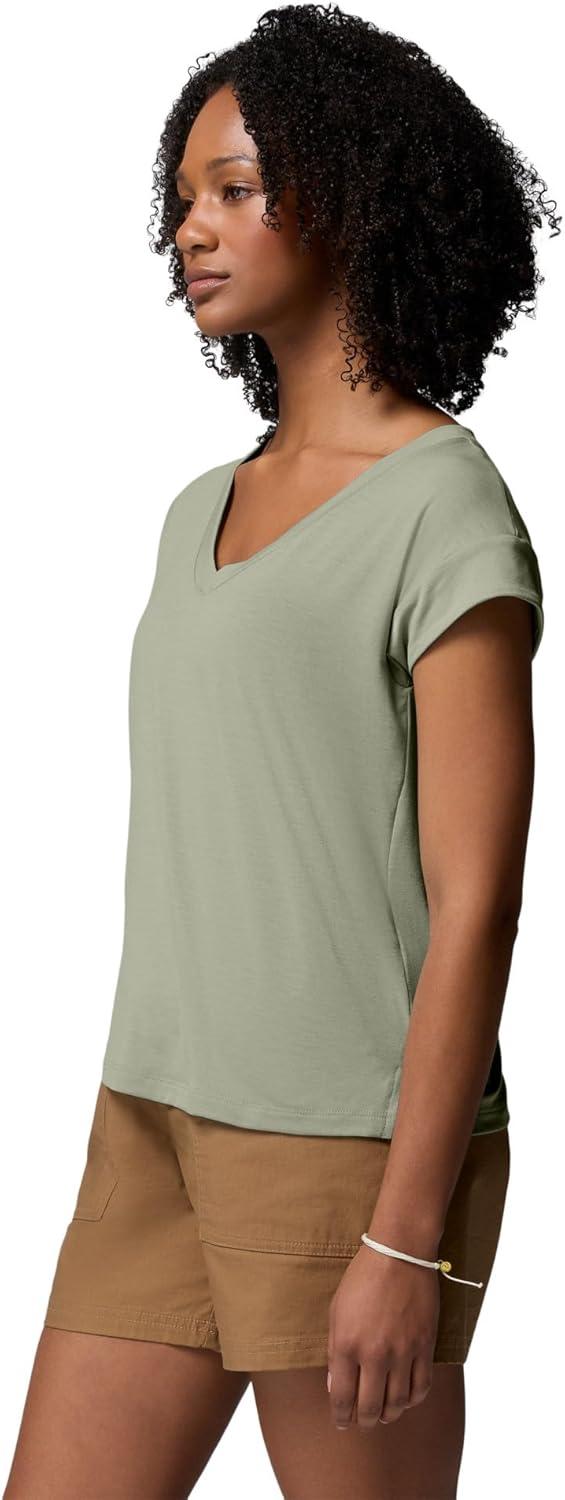 imageColumbia Womens Daniela Falls VNeck Short Sleeve TeeSafari