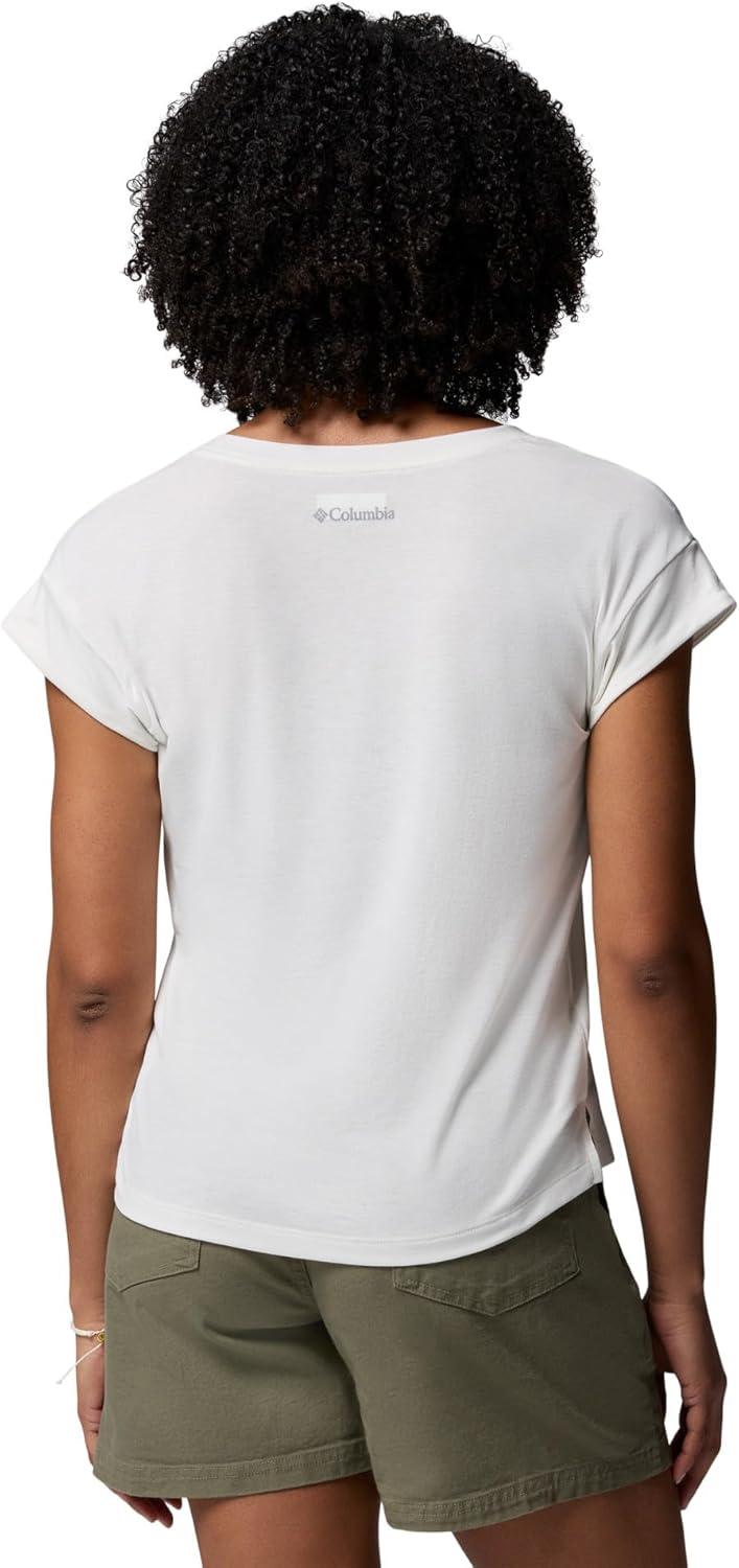 imageColumbia Womens Daniela Falls VNeck Short Sleeve TeeSea Salt