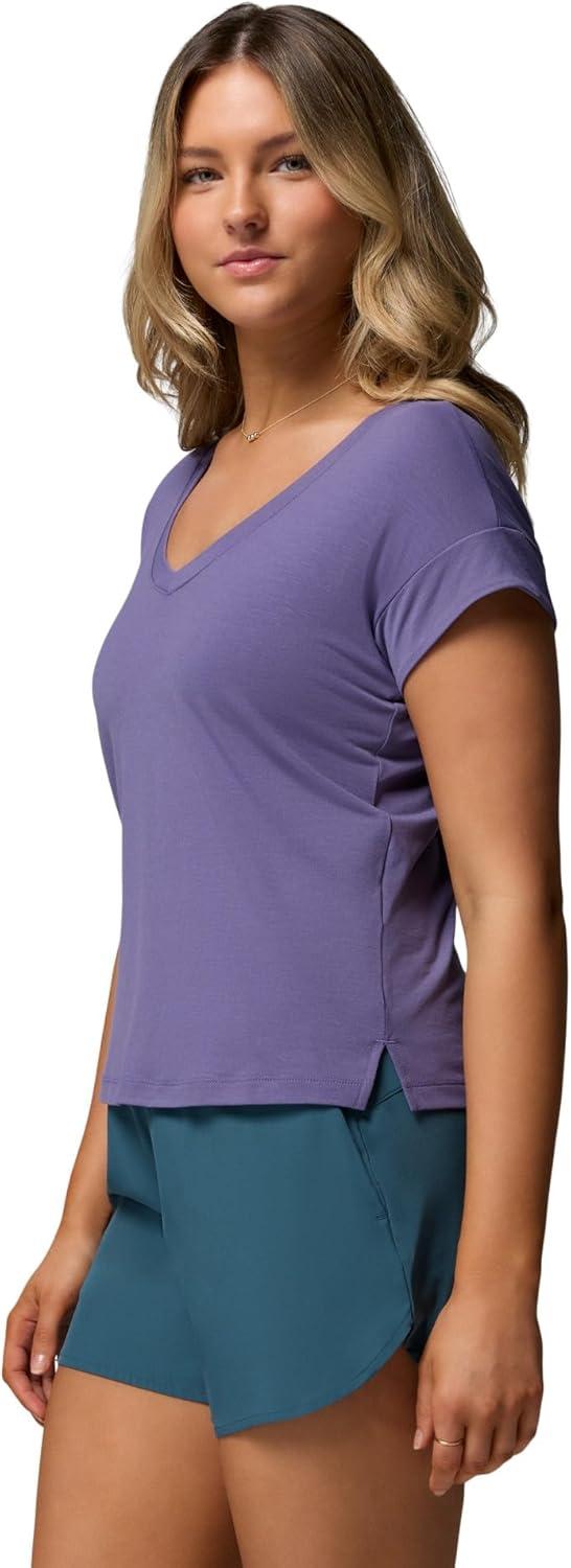 imageColumbia Womens Daniela Falls VNeck Short Sleeve TeeStormwatch