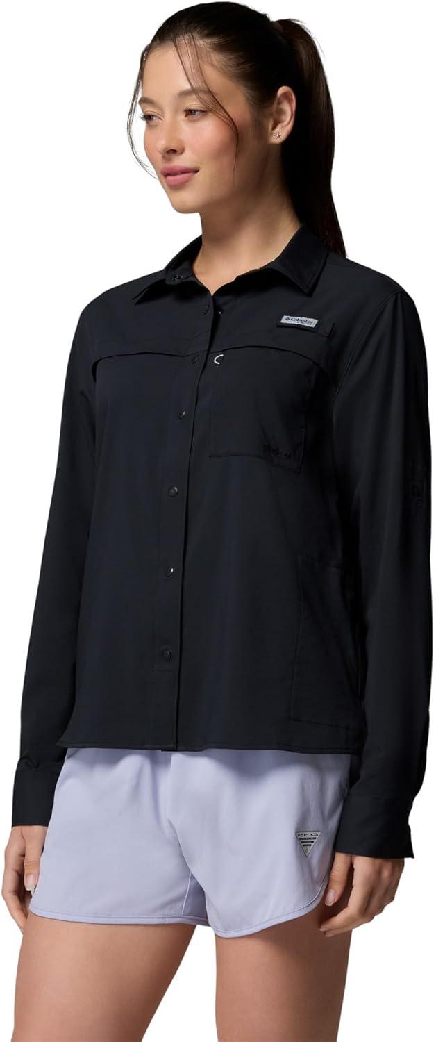 imageColumbia Womens PFG Castback Woven Long SleeveBlack