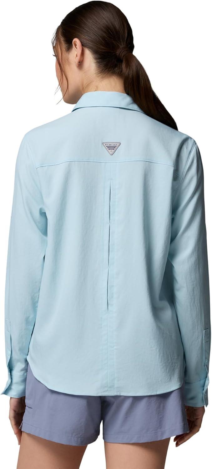 imageColumbia Womens PFG Castback Woven Long SleeveMarine Light