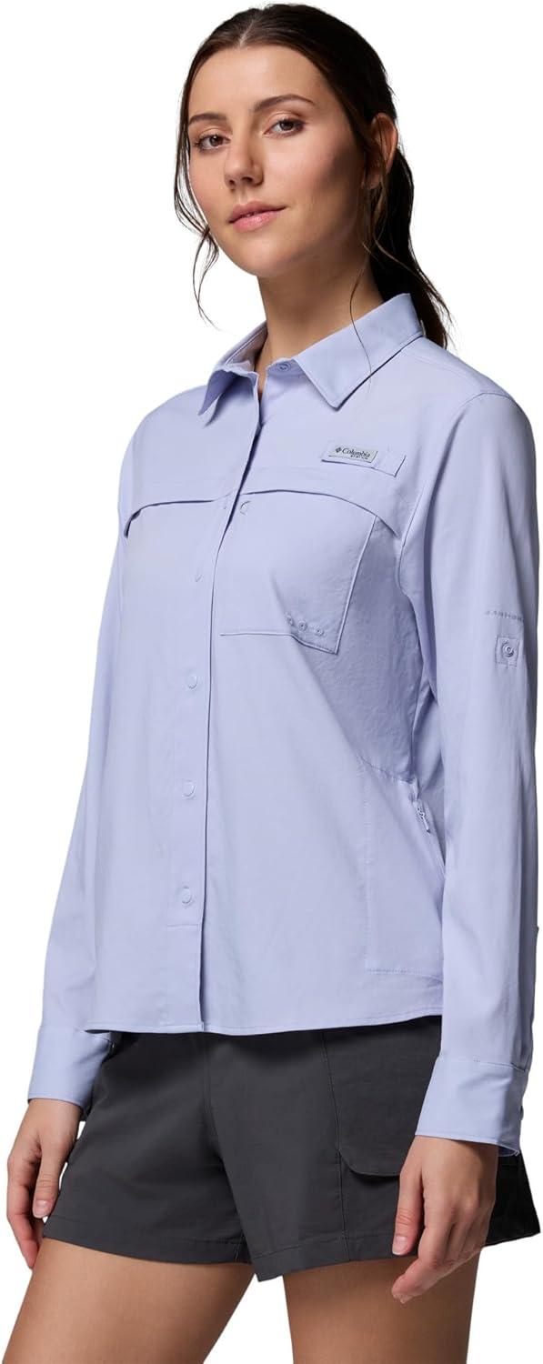 imageColumbia Womens PFG Castback Woven Long SleeveTwilight