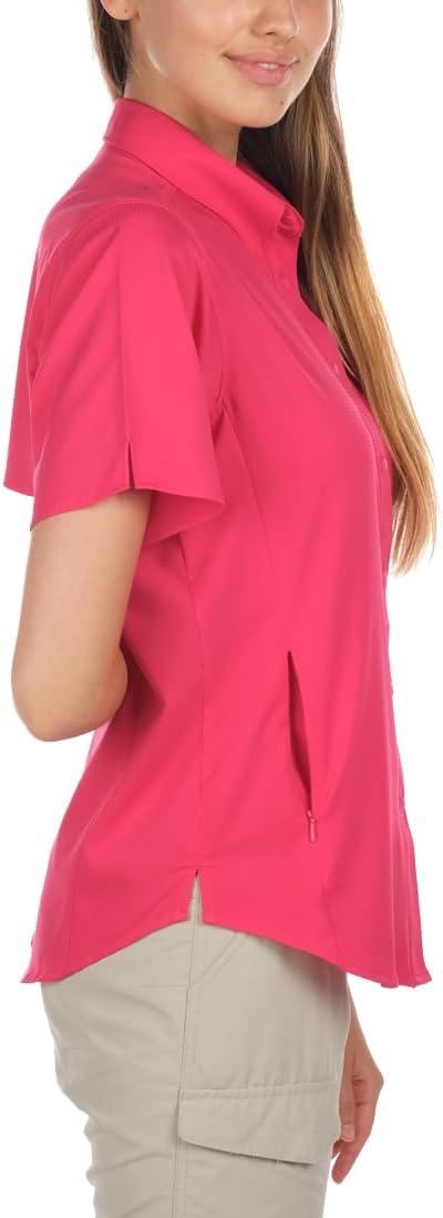 imageColumbia Womens PFG Tamiami II Short Sleeve Fishing ShirtBright Rose