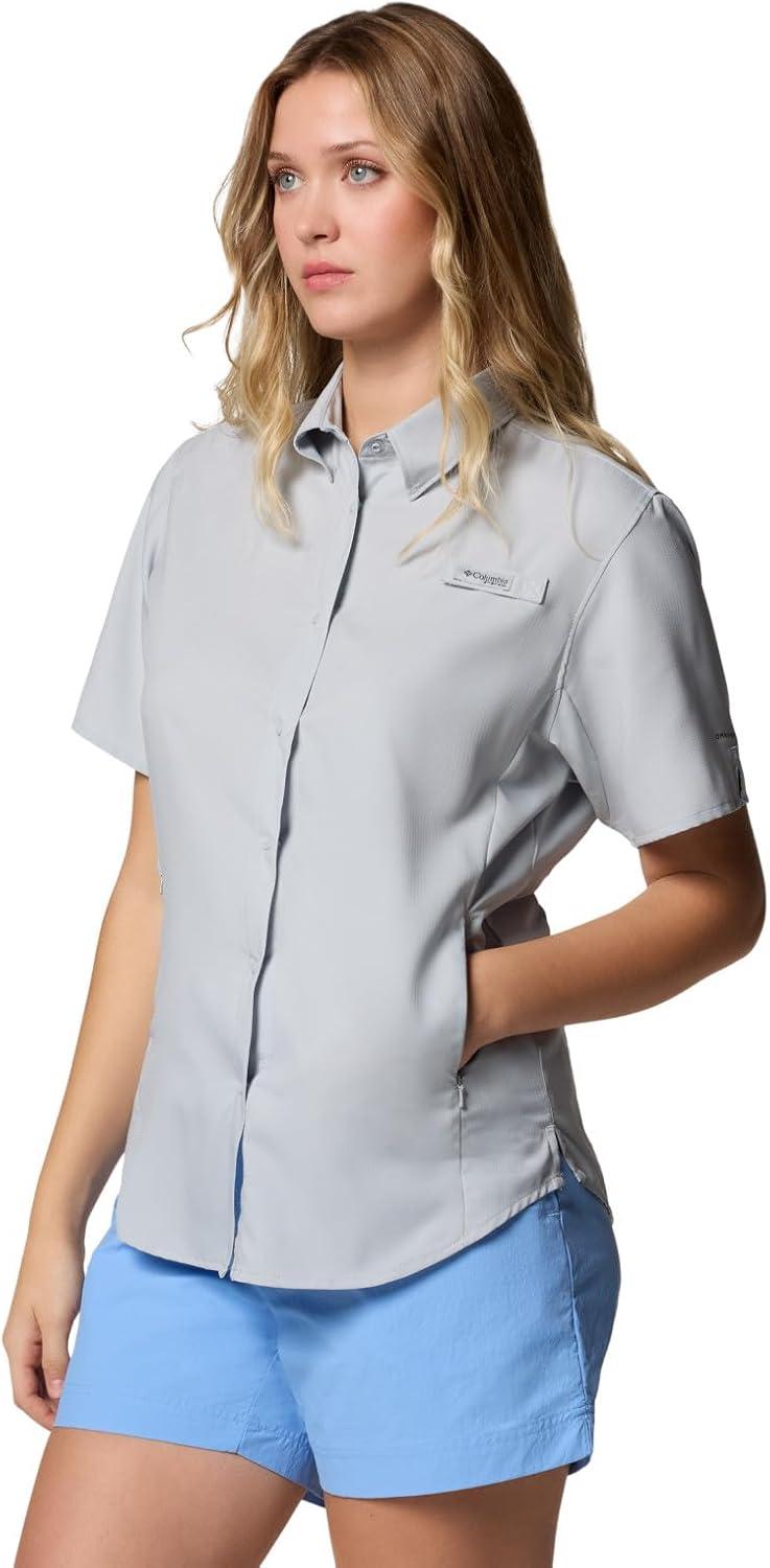 imageColumbia Womens PFG Tamiami II Short Sleeve Fishing ShirtCirrus Grey