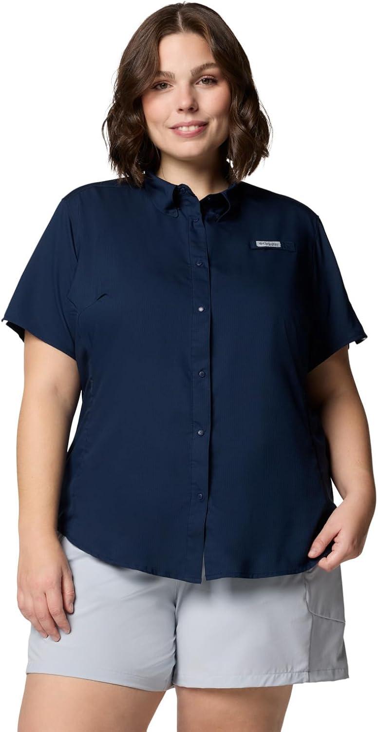 imageColumbia Womens PFG Tamiami II Short Sleeve Fishing ShirtCollegiate Navy