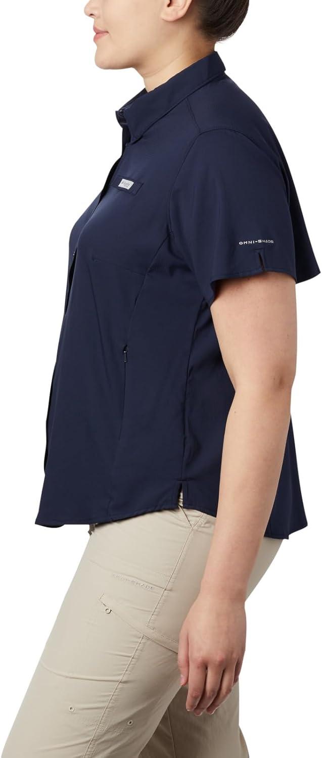imageColumbia Womens PFG Tamiami II Short Sleeve Fishing ShirtCollegiate Navy