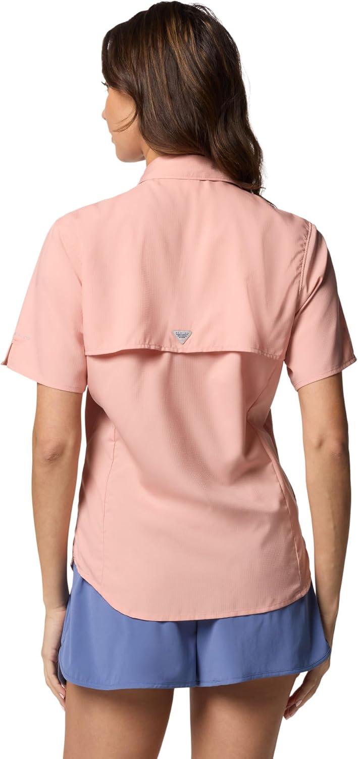 imageColumbia Womens PFG Tamiami II Short Sleeve Fishing ShirtFaux Pink