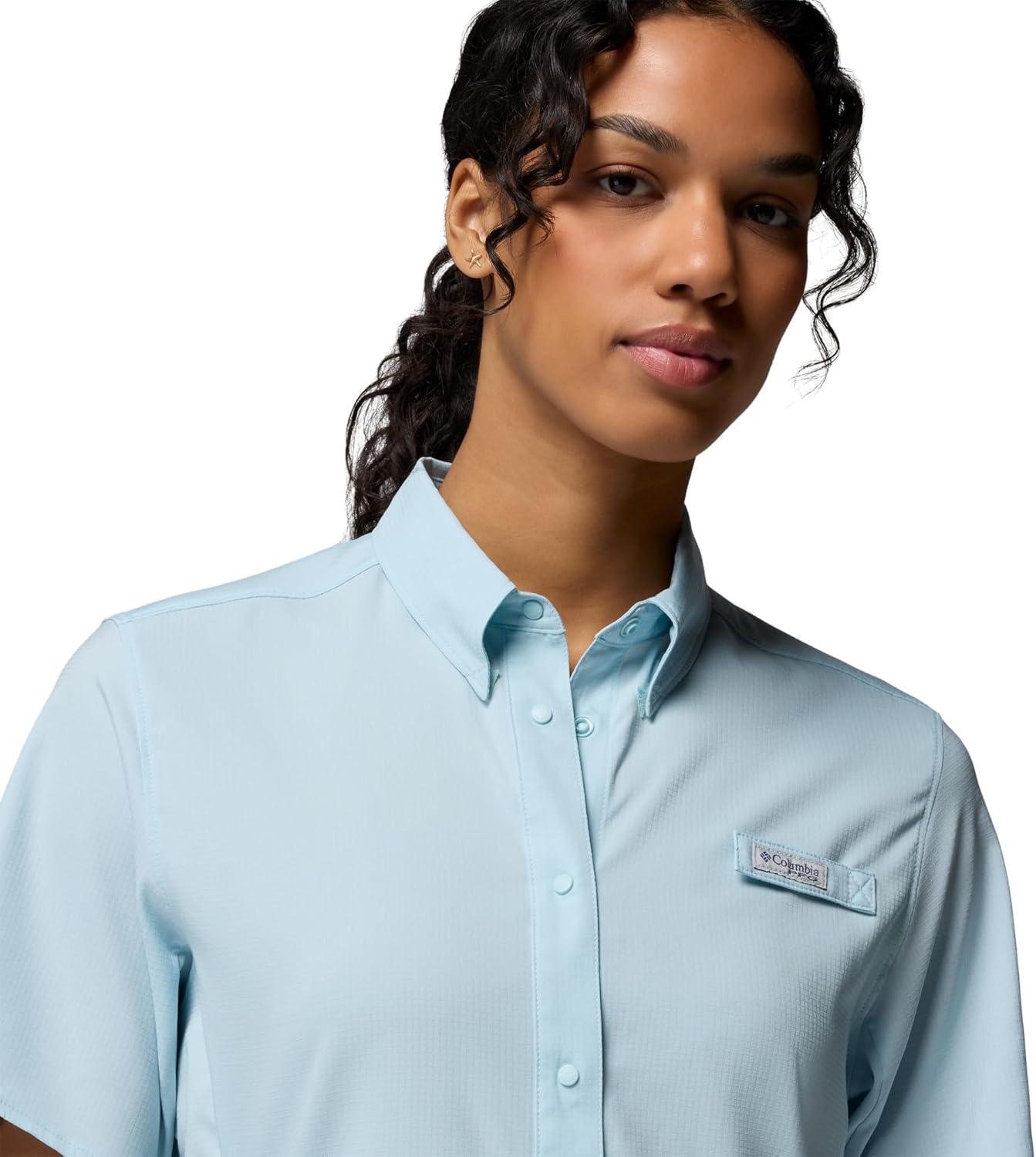imageColumbia Womens PFG Tamiami II Short Sleeve Fishing ShirtMarine Light