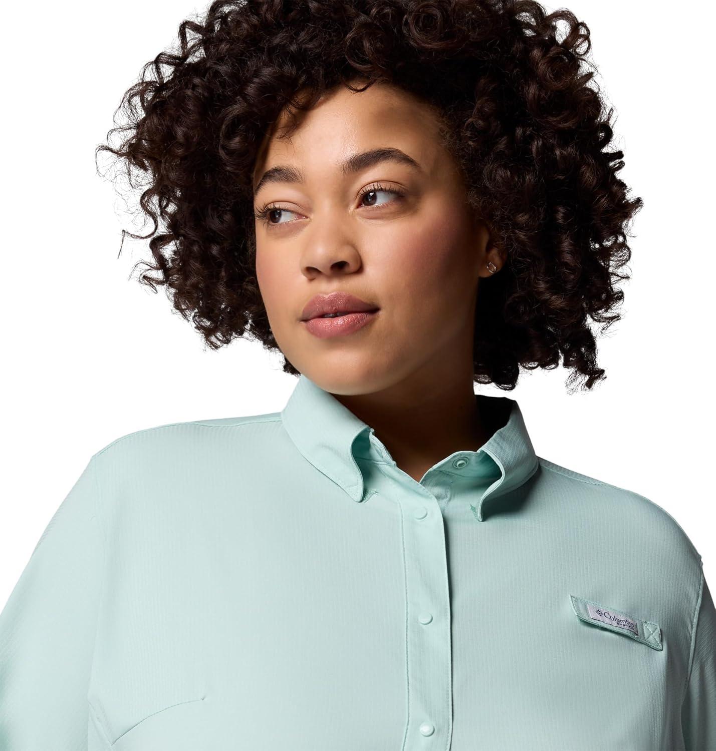 imageColumbia Womens PFG Tamiami II Short Sleeve Fishing ShirtMisty Jade