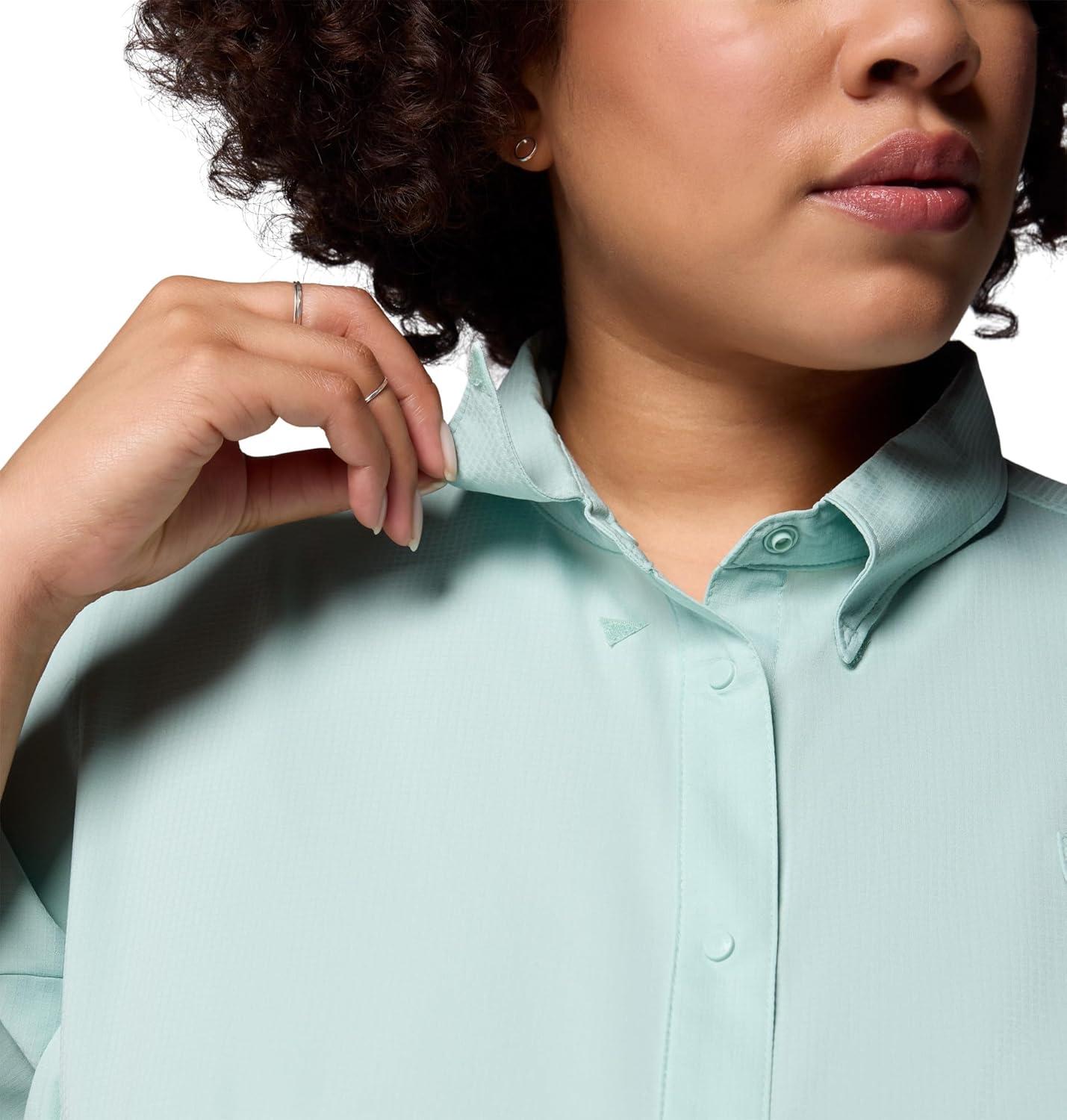 imageColumbia Womens PFG Tamiami II Short Sleeve Fishing ShirtMisty Jade