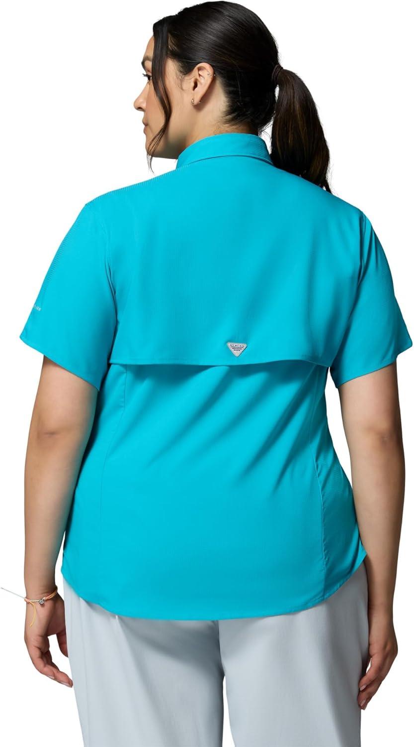 imageColumbia Womens PFG Tamiami II Short Sleeve Fishing ShirtOcean Teal