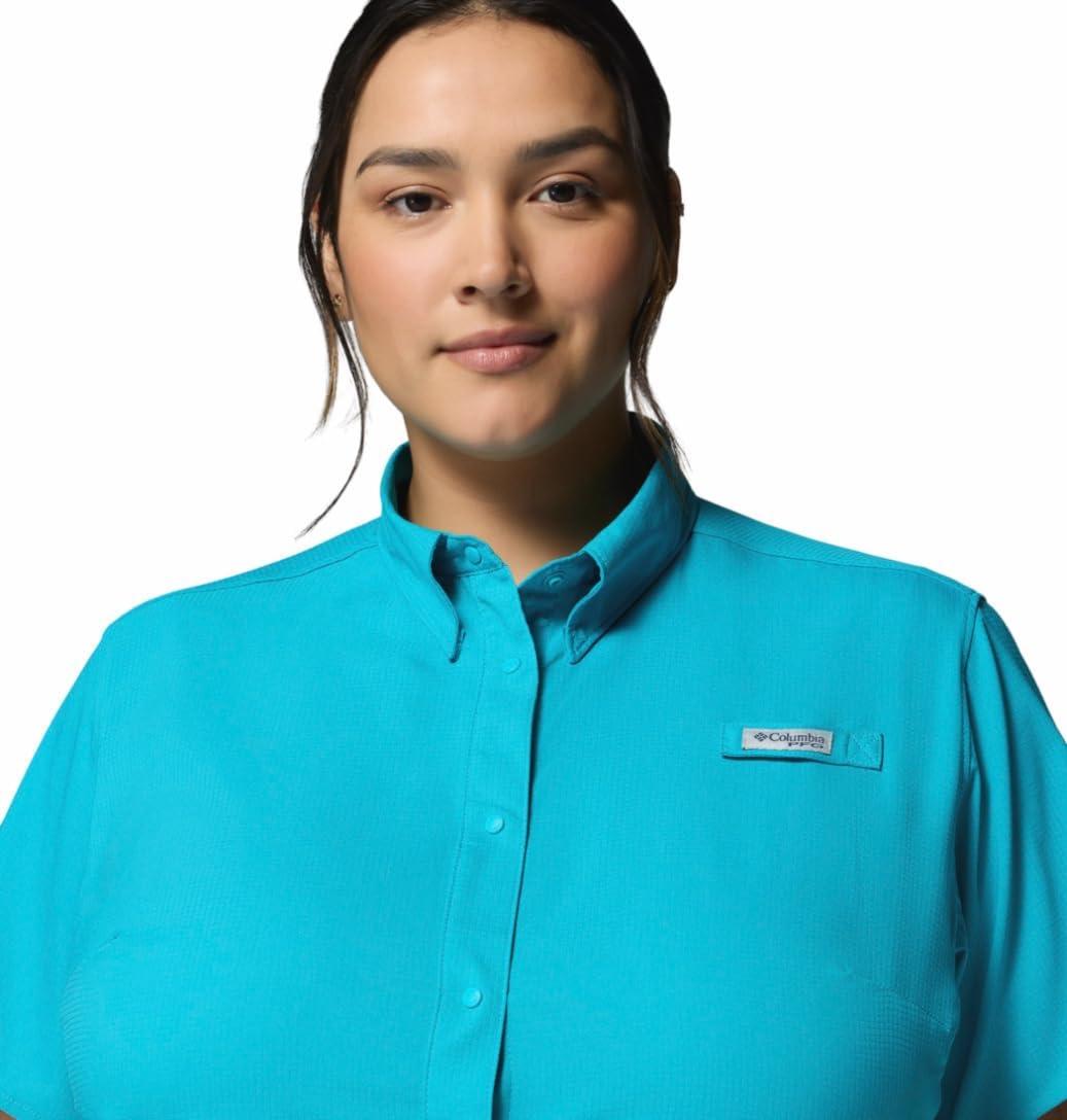 imageColumbia Womens PFG Tamiami II Short Sleeve Fishing ShirtOcean Teal