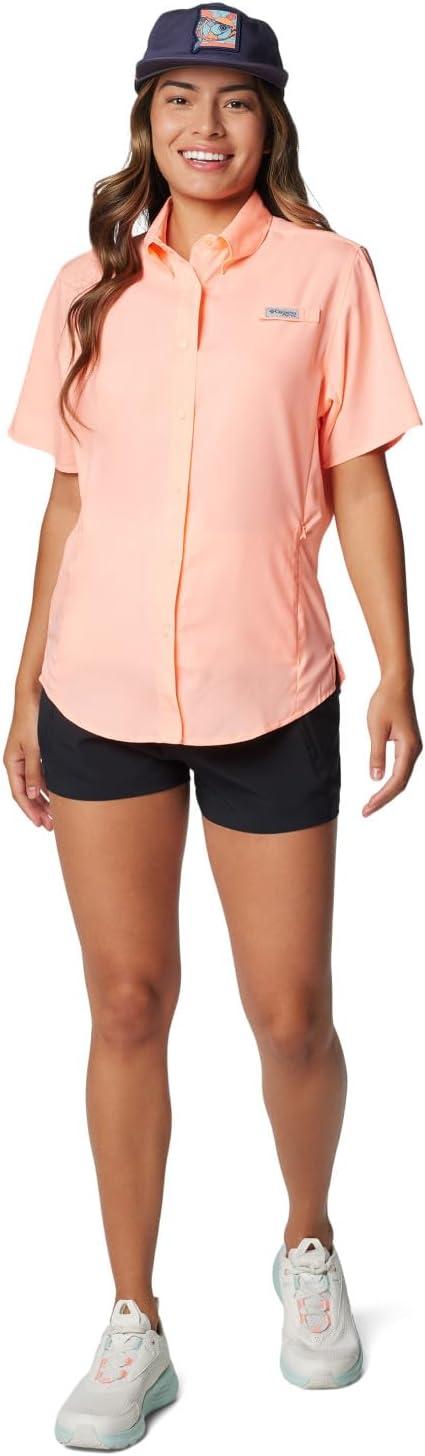 imageColumbia Womens PFG Tamiami II Short Sleeve Fishing ShirtTiki Pink