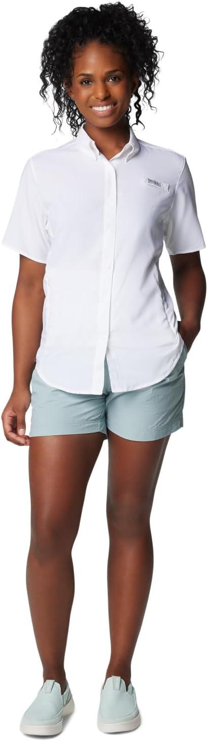 imageColumbia Womens PFG Tamiami II Short Sleeve Fishing ShirtWhite