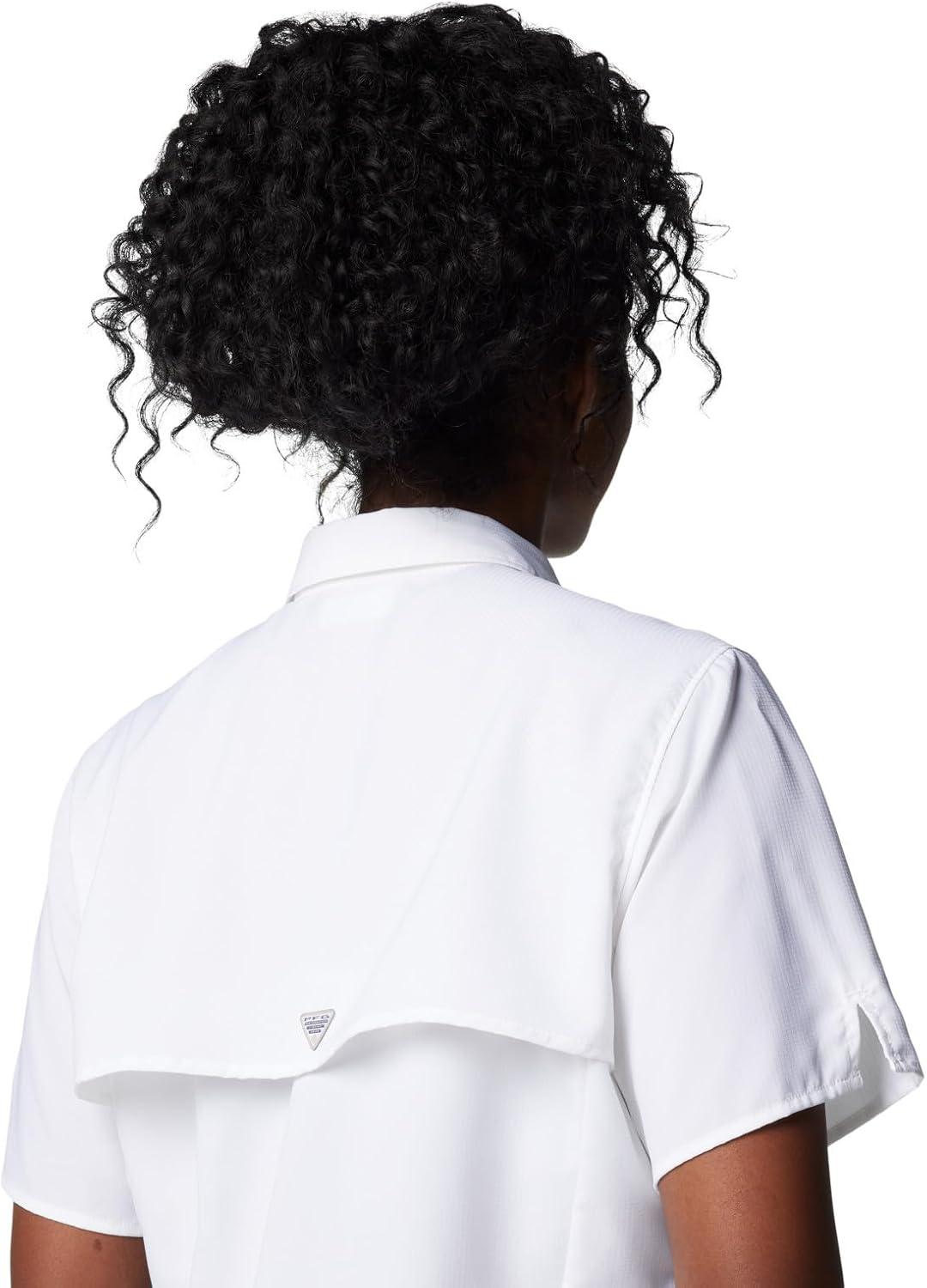 imageColumbia Womens PFG Tamiami II Short Sleeve Fishing ShirtWhite