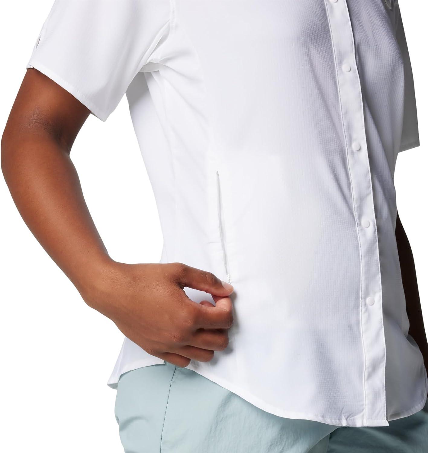imageColumbia Womens PFG Tamiami II Short Sleeve Fishing ShirtWhite