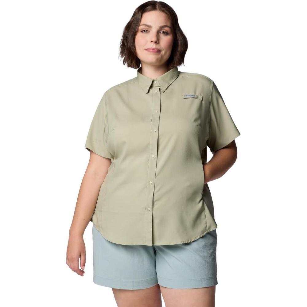 imageColumbia Womens PFG Tamiami II Short Sleeve Fishing ShirtSmokey Sage