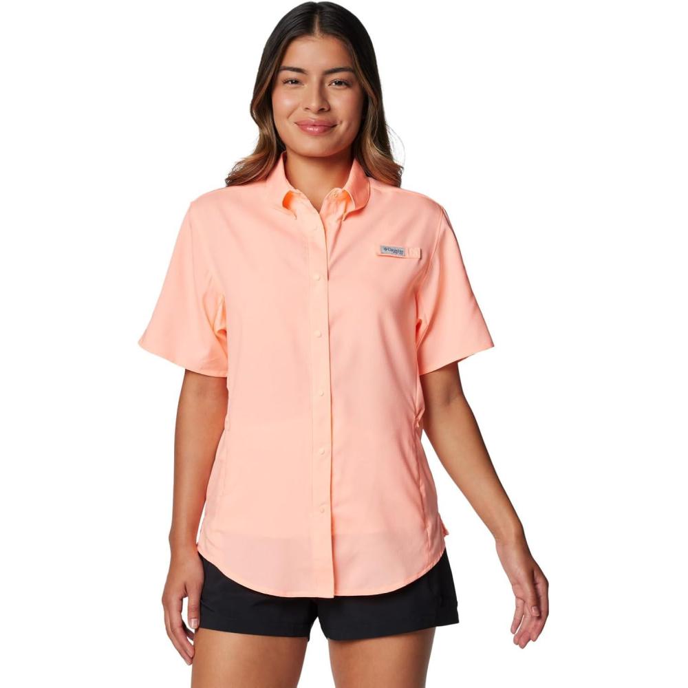 imageColumbia Womens PFG Tamiami II Short Sleeve Fishing ShirtTiki Pink