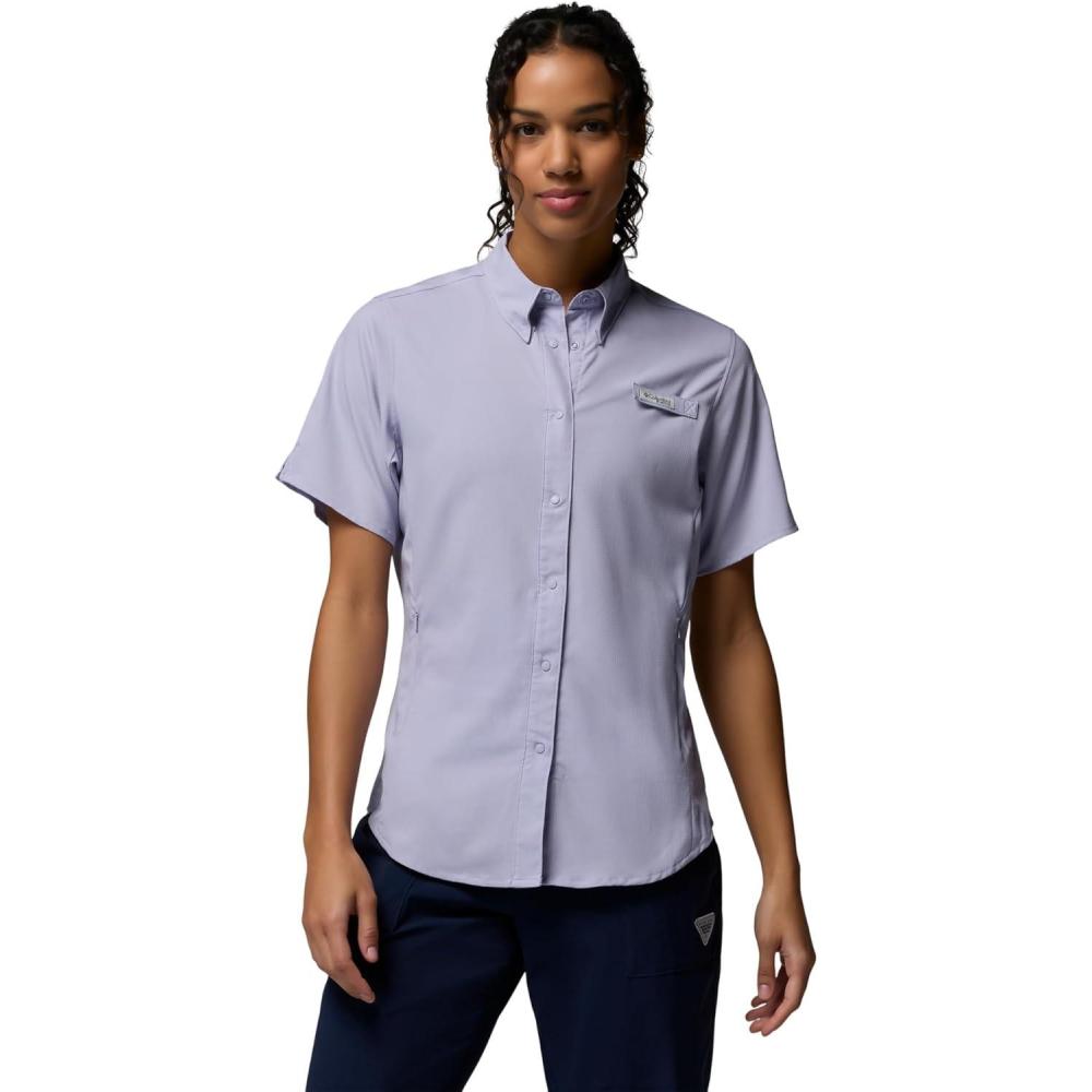 imageColumbia Womens PFG Tamiami II Short Sleeve Fishing ShirtTwilight